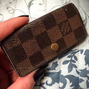 Louis Vuitton Brown Checkered Key Holder